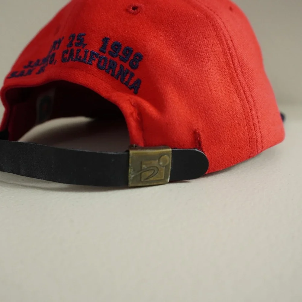 Sports Specialties Super Bowl XXXII Hat Red Navy 1998 San Diego Vintage